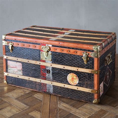 antique Goyard trunk